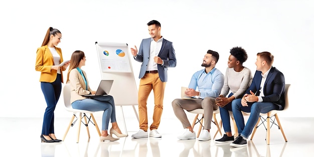 Zespół sprzedaży podczas szkolenia